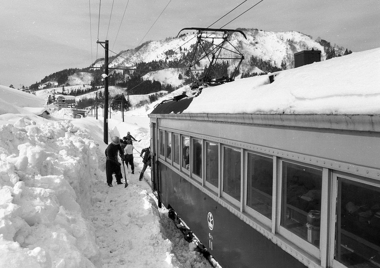 蒲原鉄道除雪