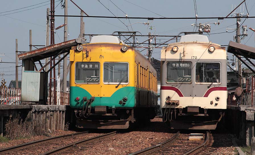 富山地鉄14720形14721Ｆ、14722F