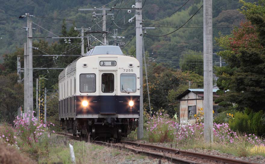 上田電鉄別所線7200系7255