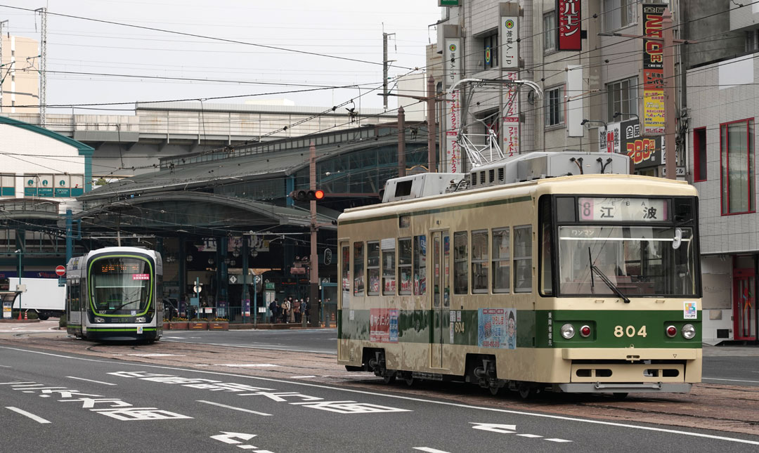 広島電鉄 800形804