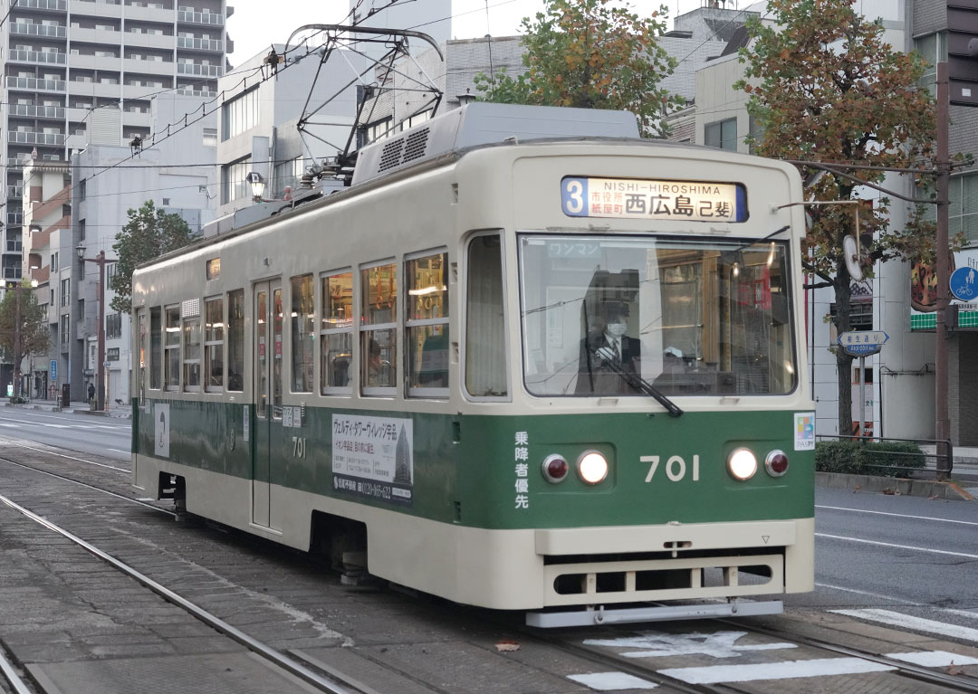 広島電鉄700形Ⅱ701