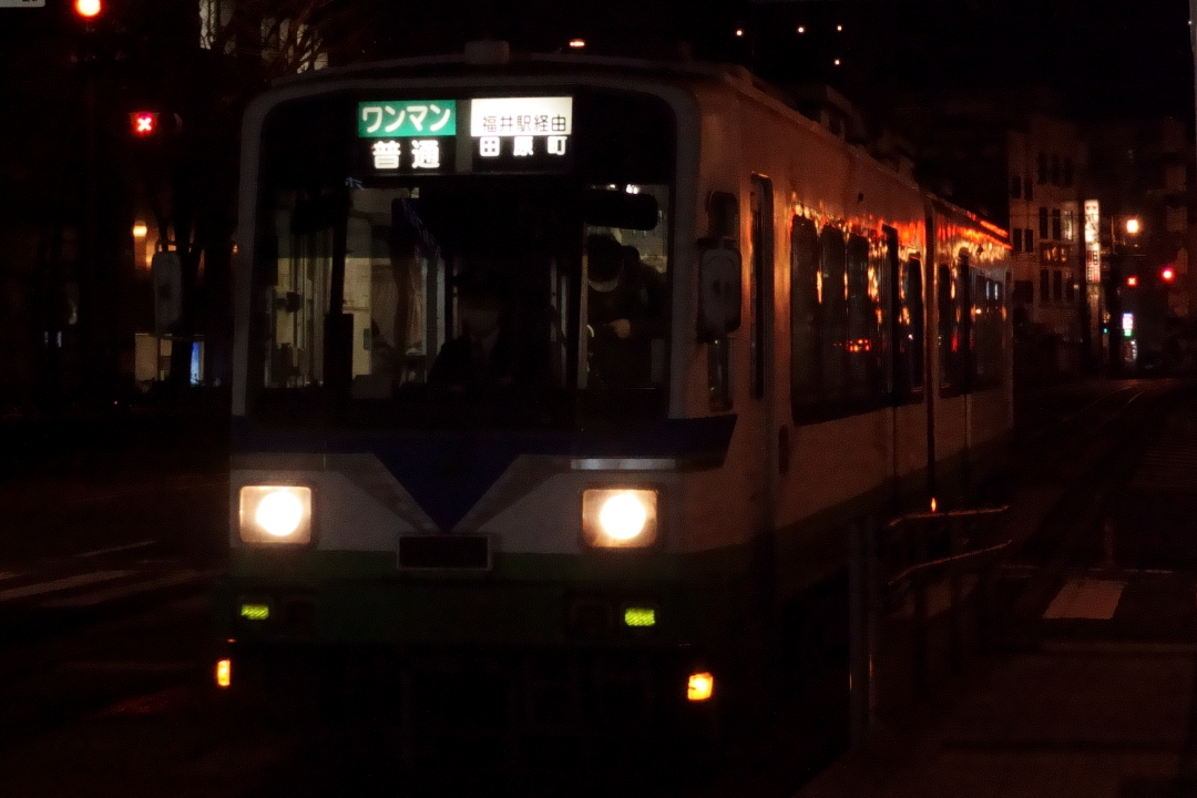 SONY RX100M7-福井鉄道、早朝、夜景-12