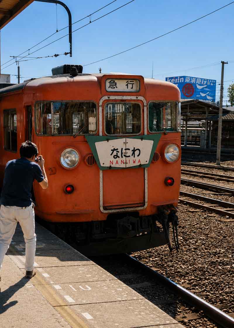 153系なにわの黄変を復元