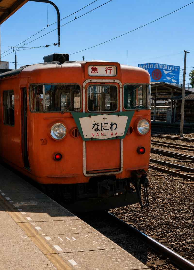 153系なにわの黄変を復元