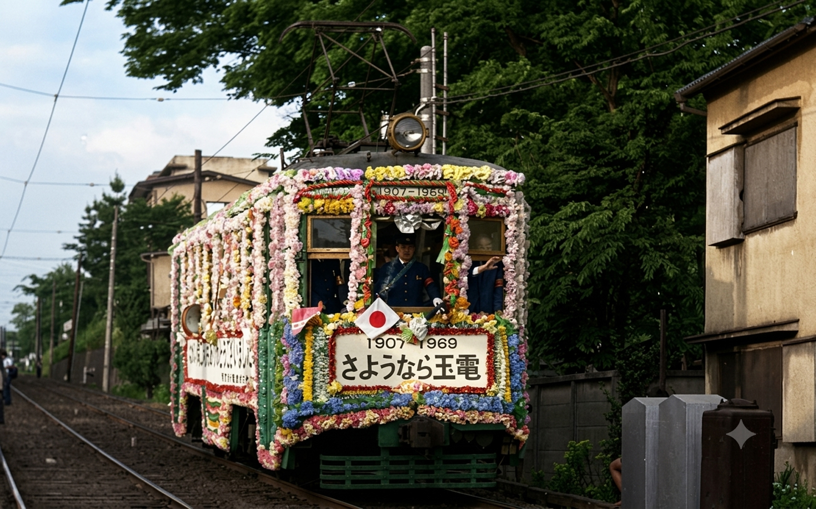 玉電さよなら電車カラー化