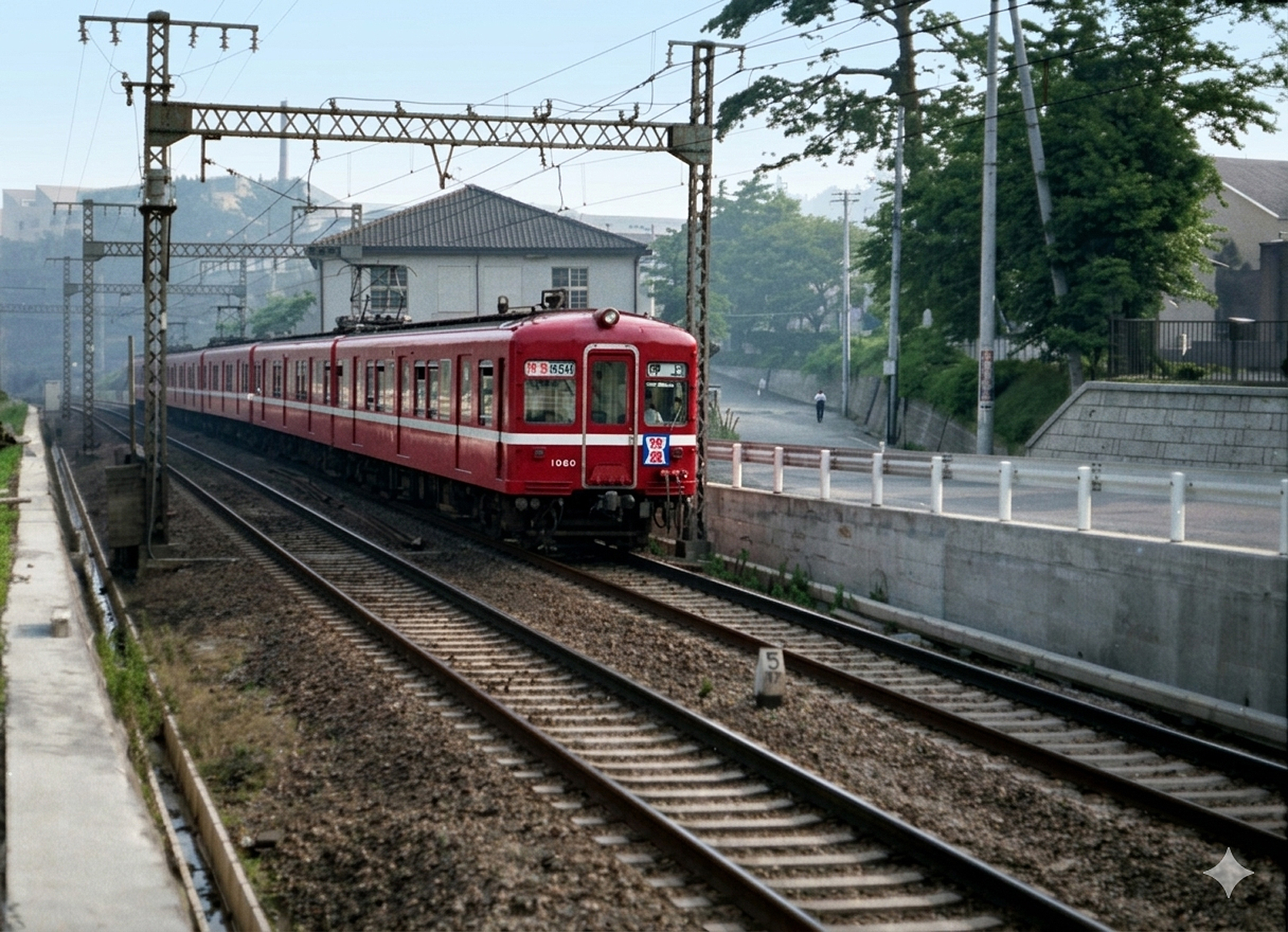 Geminiによる鉄道カラー化京急1060号
