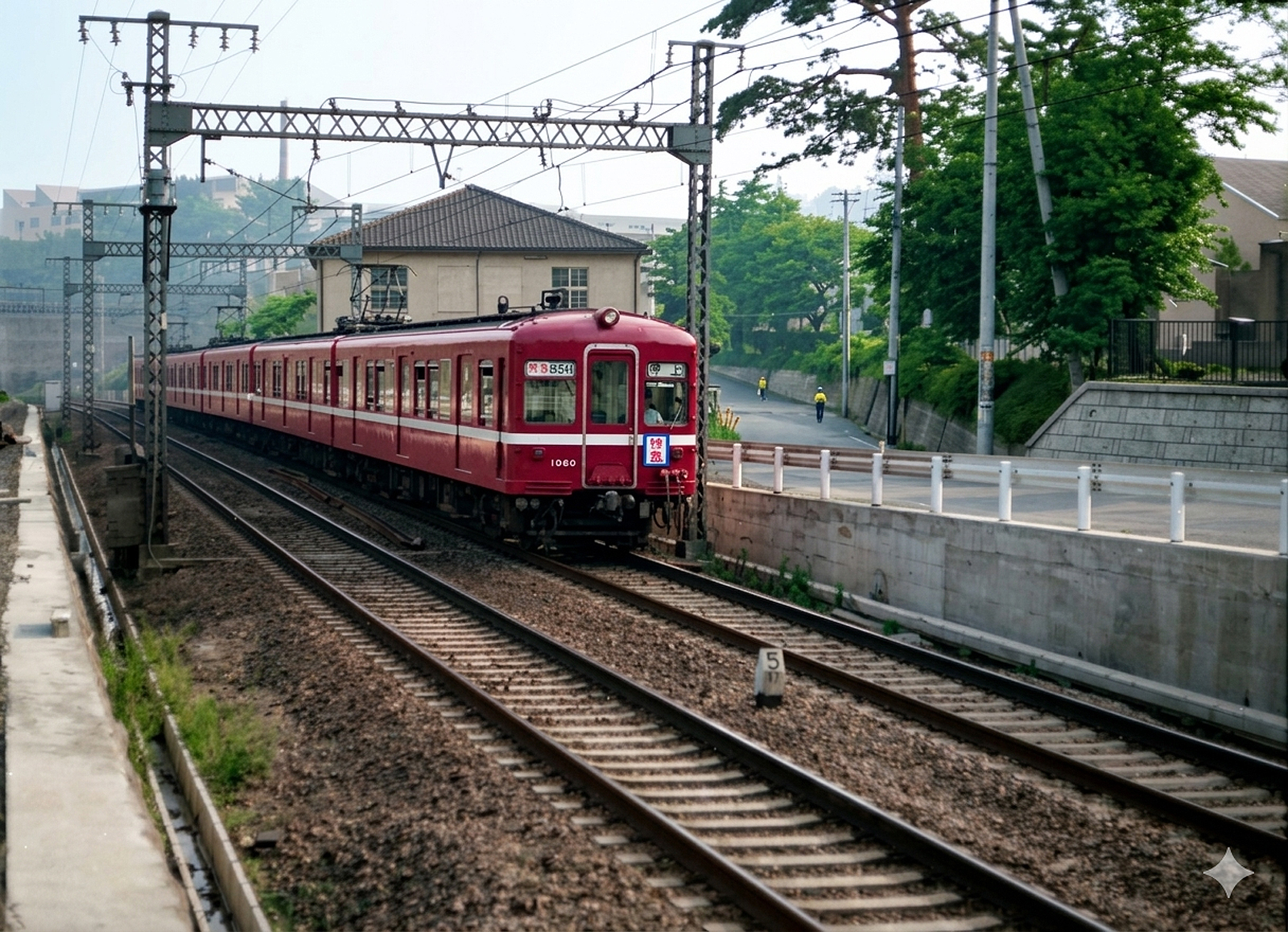 Geminiによる鉄道カラー化京急1060号