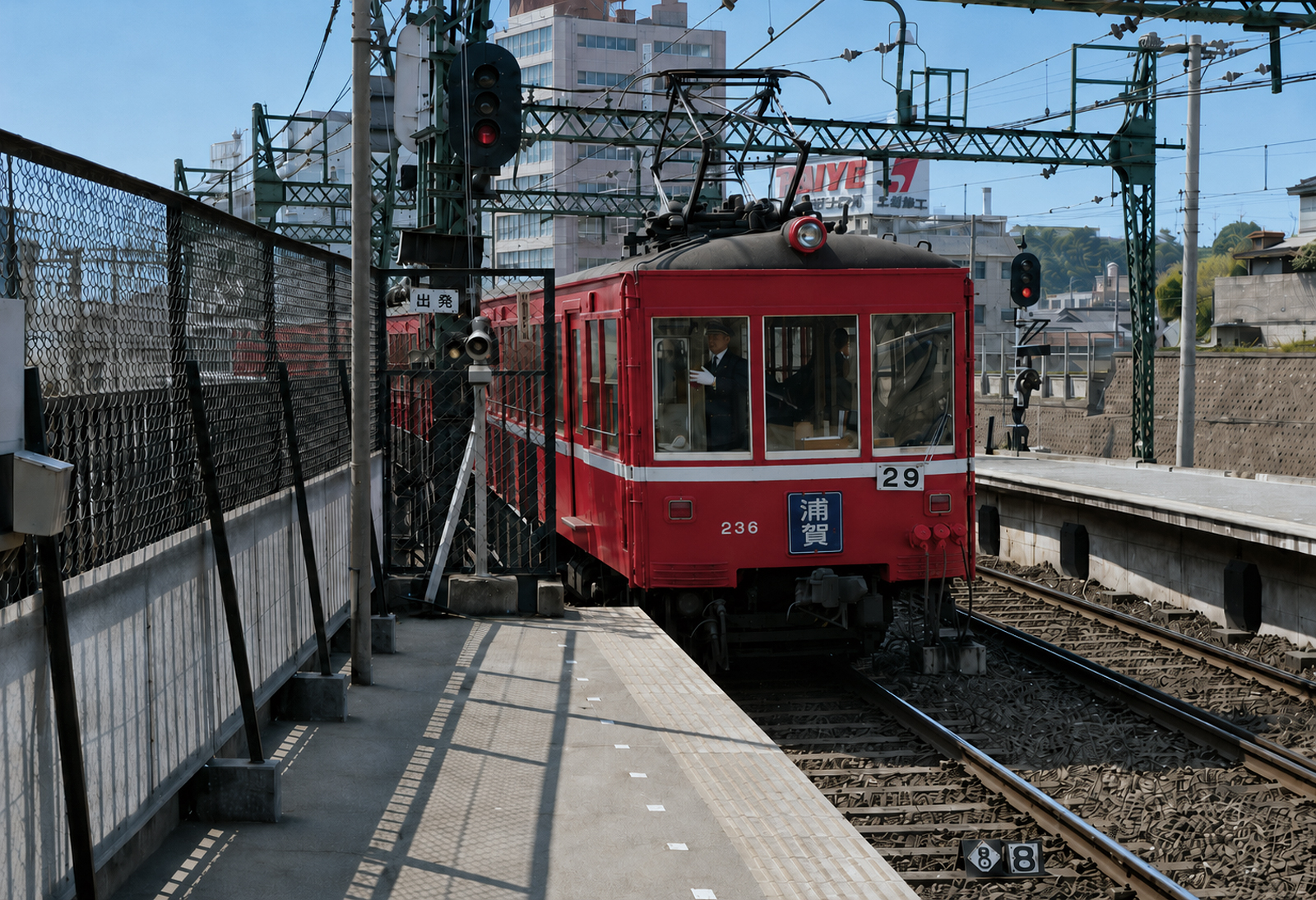 京急230形AI(Chat GPT Plus)描画カラー化