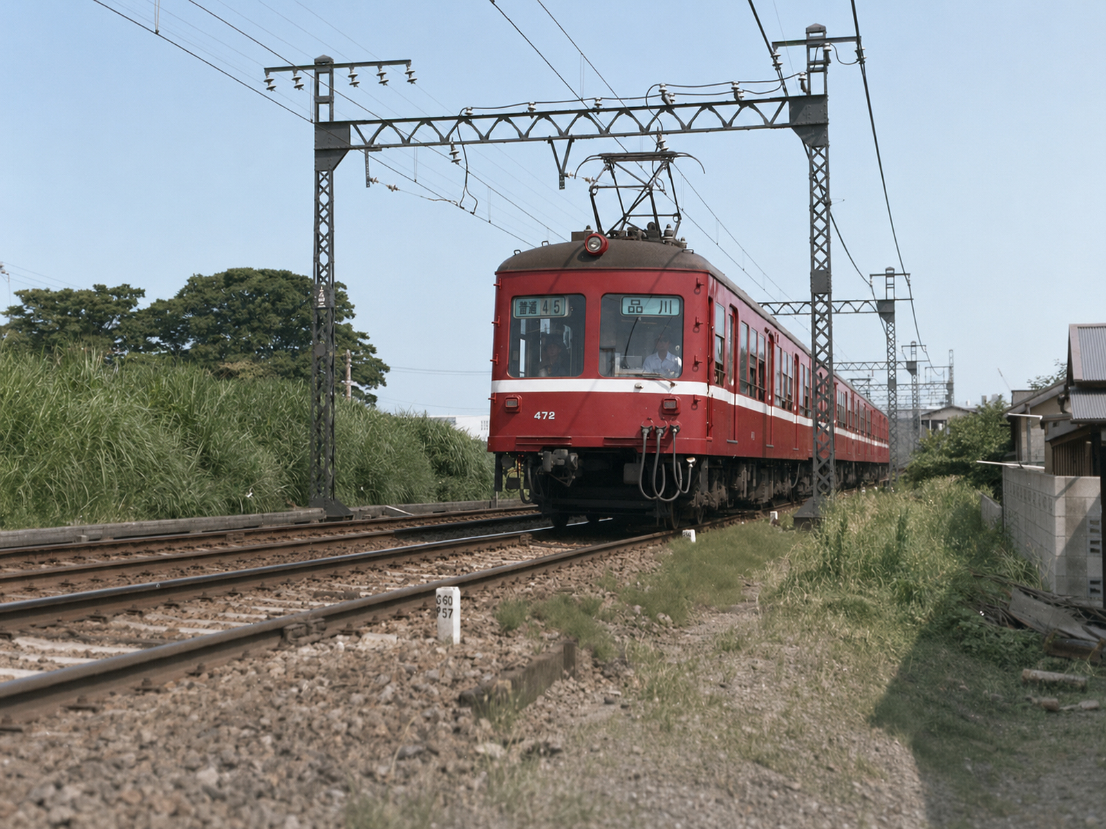 京急470形472Chat GPT Plusカラー化