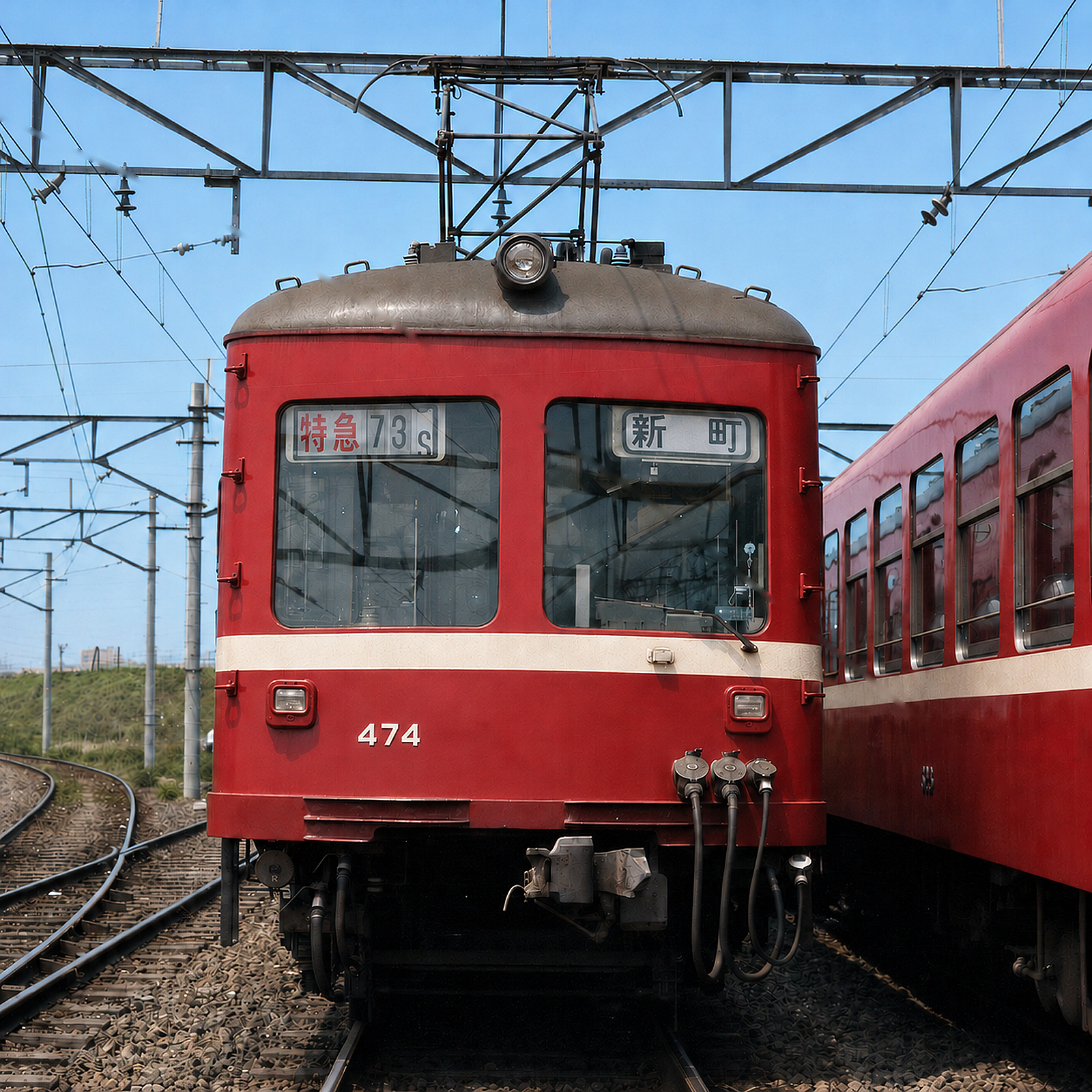 京急470AI(Chat GPT Plus)描画カラー化