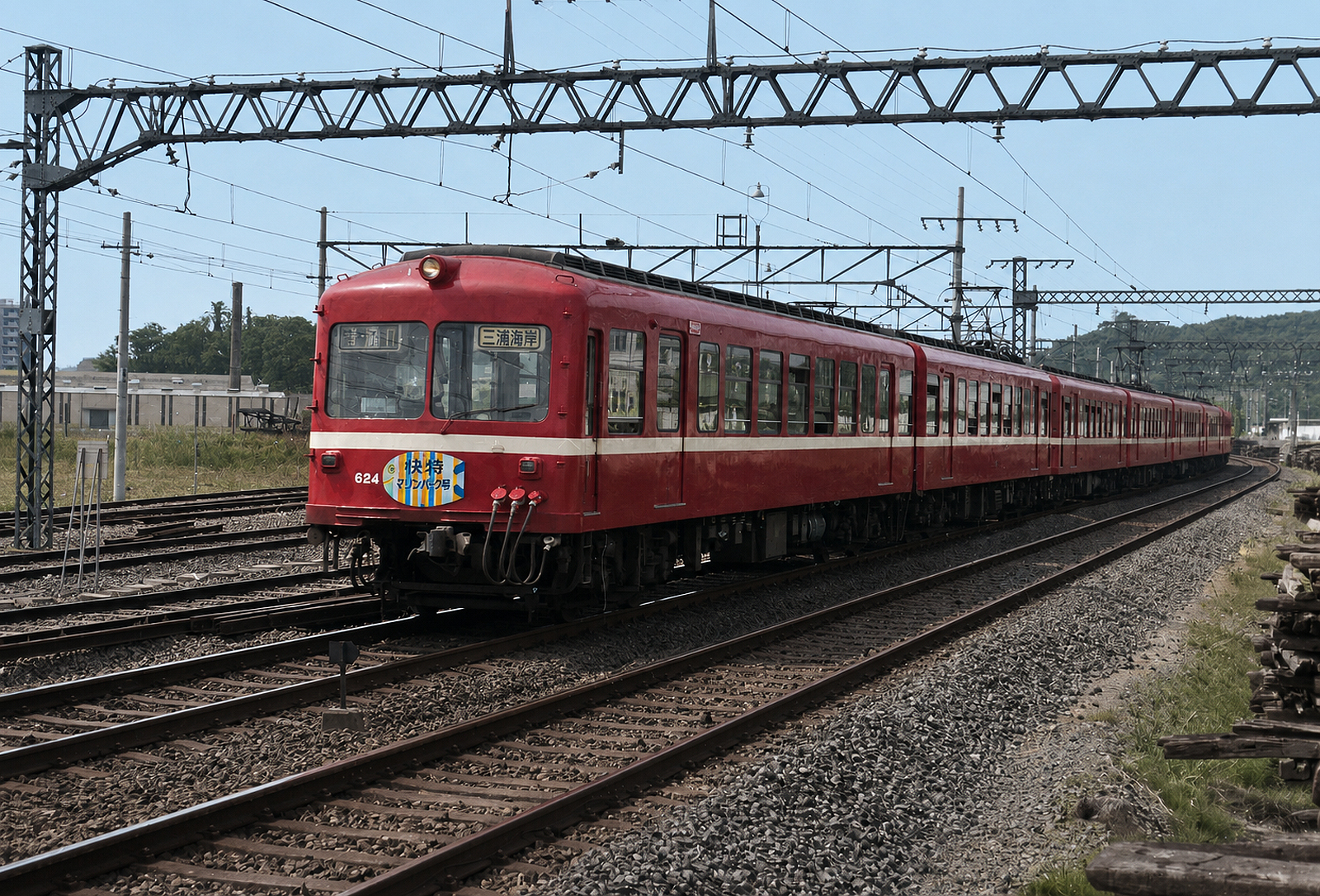 京急624AI(Chat GPT Plus)描画カラー化