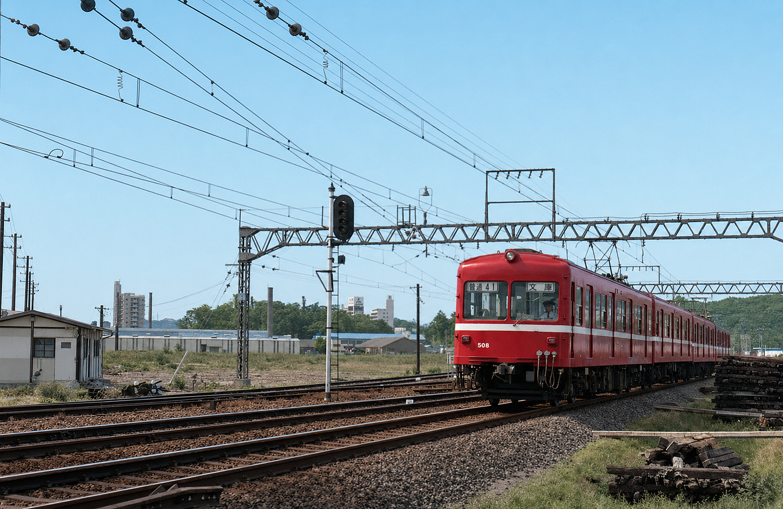 京急500AI(Chat GPT Plus)描画カラー化