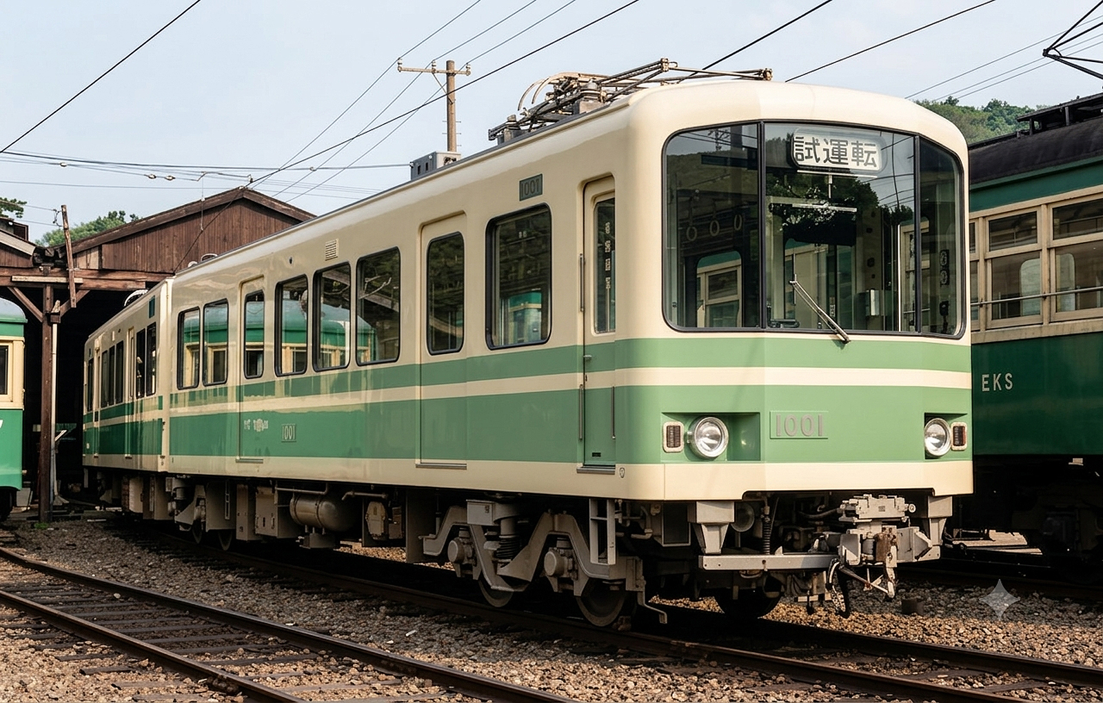 江ノ電1001号カラー化