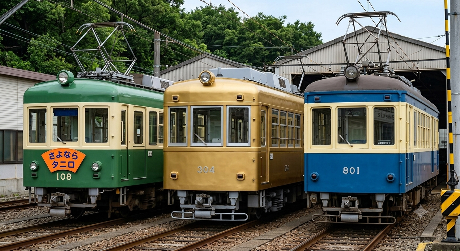 江ノ電極楽寺車庫Geminiお化け