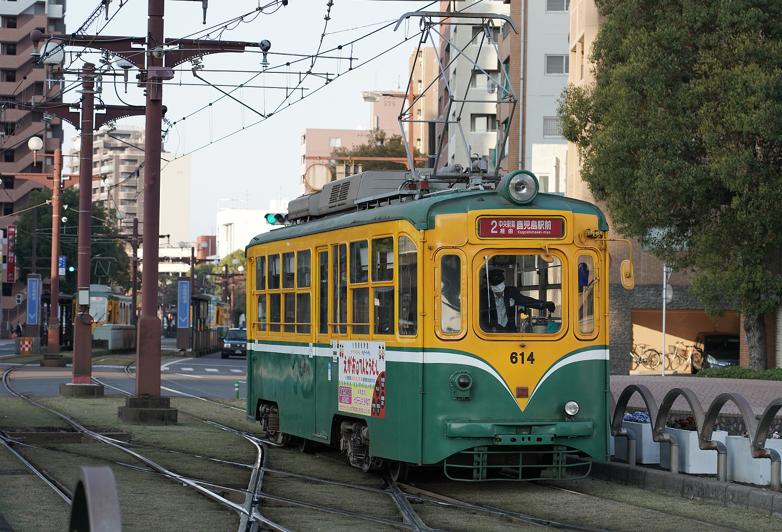 鹿児島市交通局/鹿児島市電614号