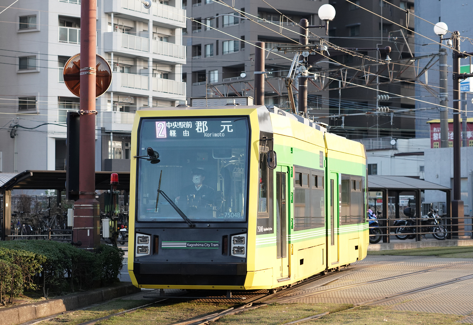 鹿児島市交通局/鹿児島市電7504号