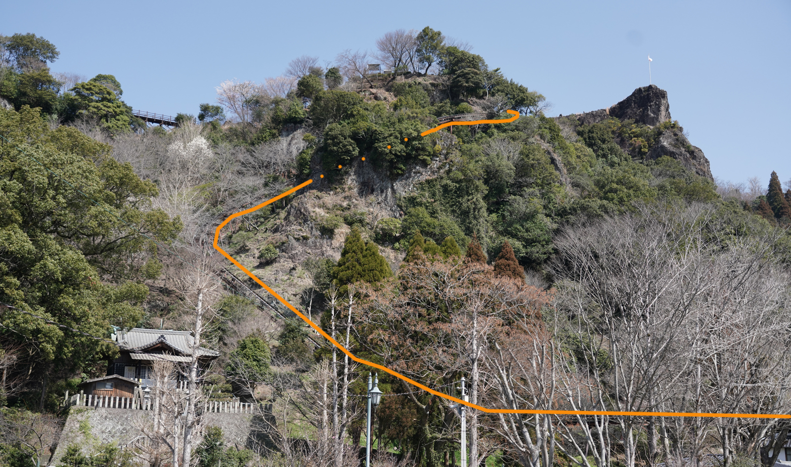 つなぎ美術館モノレール