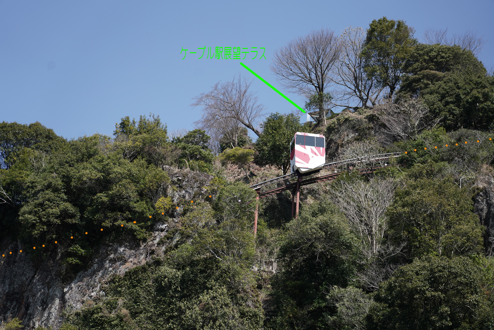 つなぎ美術館モノレール