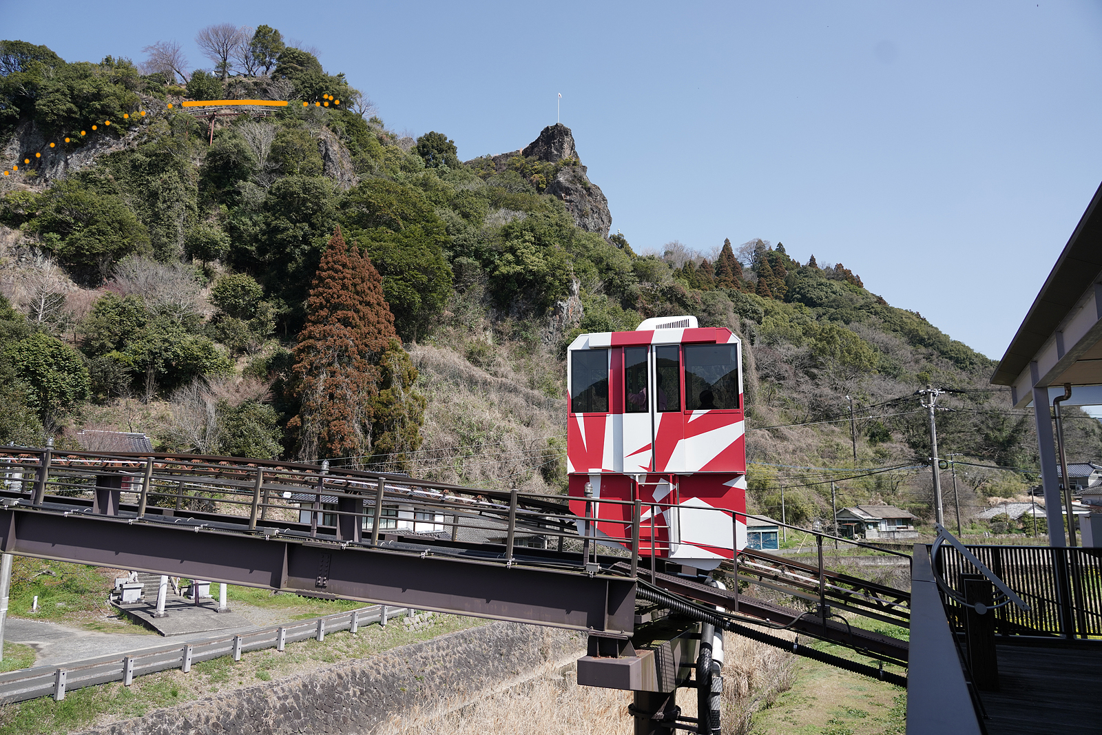 つなぎ美術館モノレール