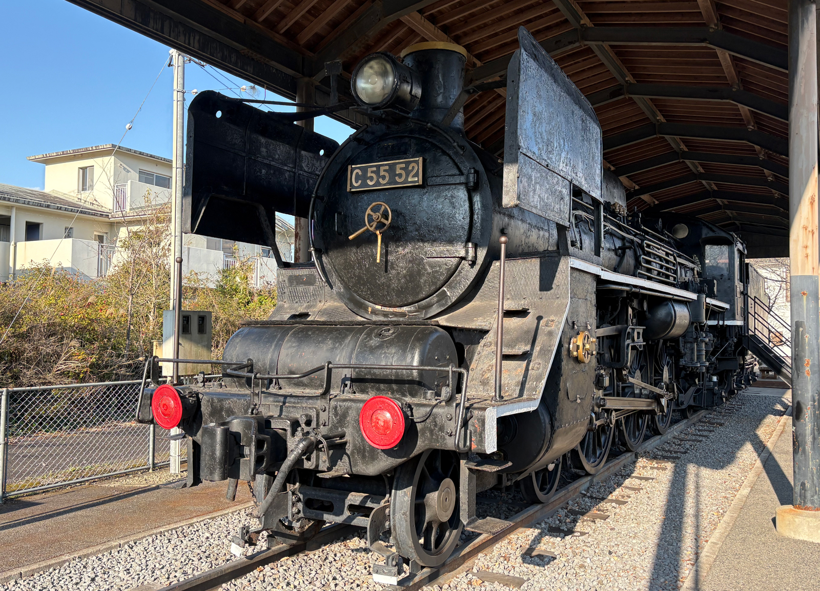 JR九州吉松駅保存機関車C55-2026.03