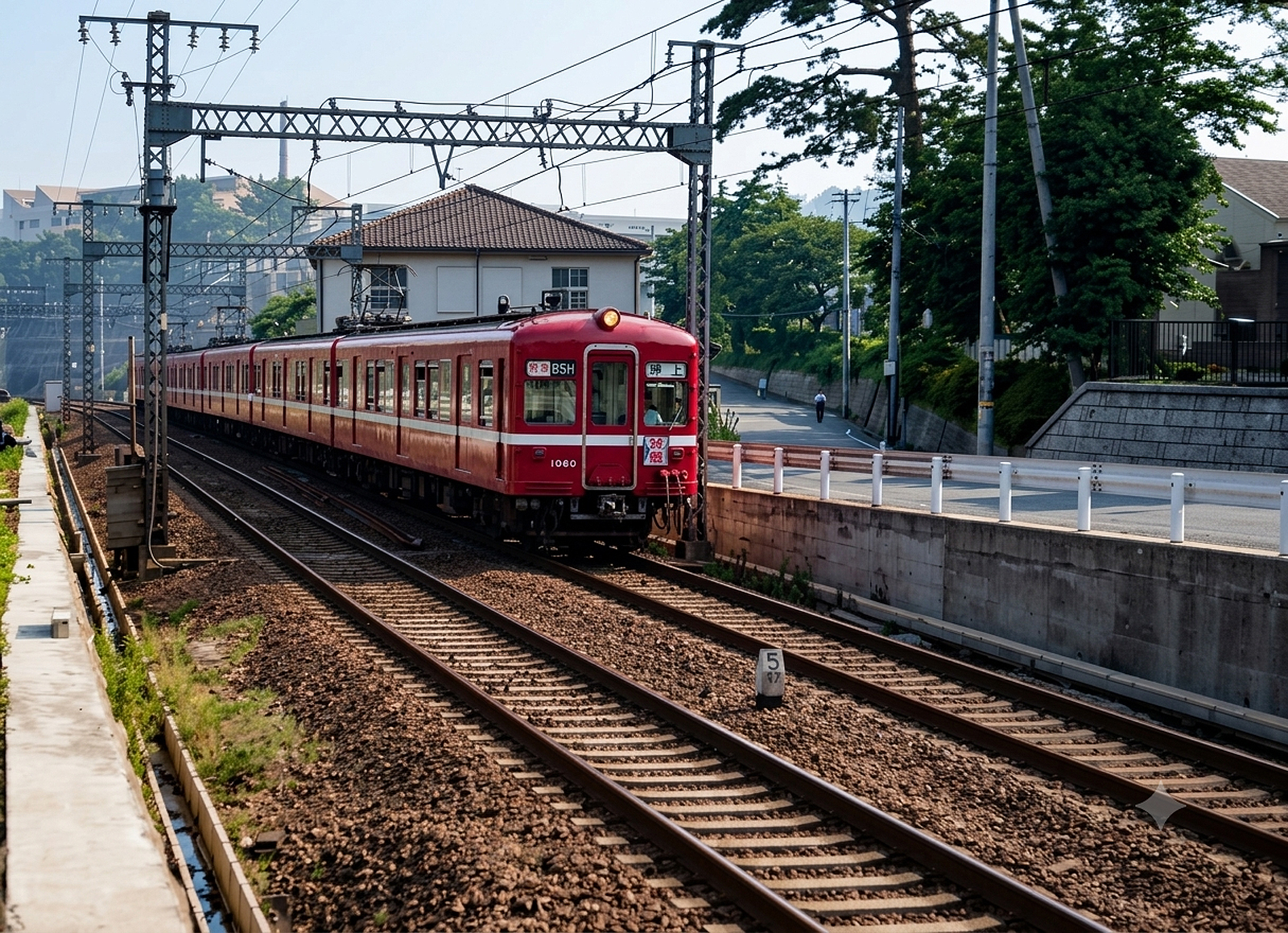 Geminiによる鉄道カラー化京急1060号